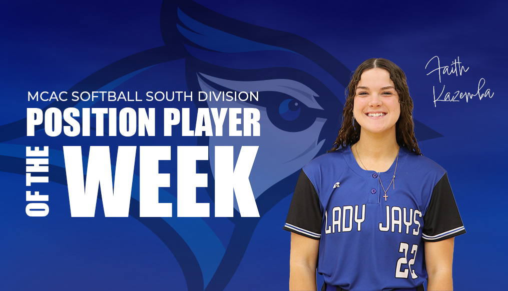 Faith Kazemba Named Position Player of the Week