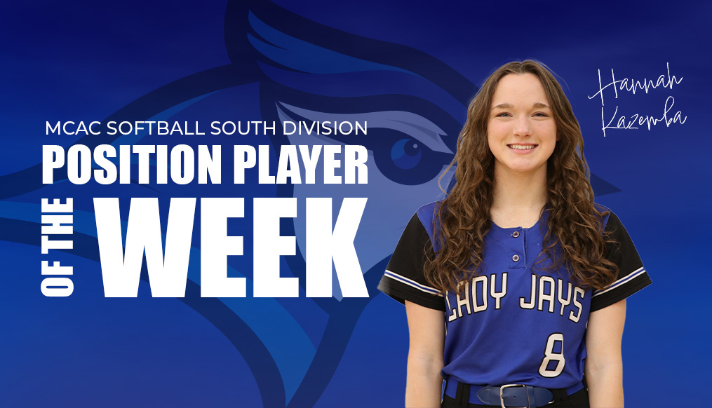 Hannah Kazemba Named Position Player of the Week